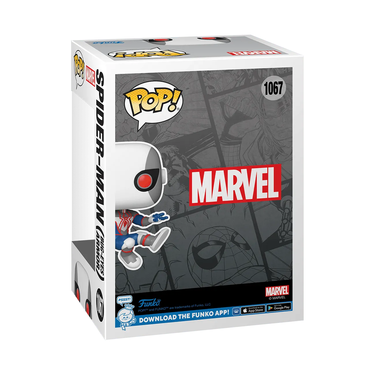 Spider-Man - Spider-Man in Bug-Eyes Armor Pop! Vinyl (2022 Winter Convention Exclusive) [RS] - Image 4