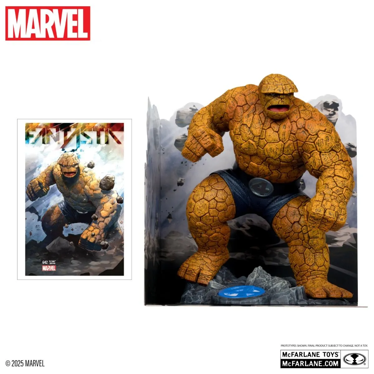 Marvel - The Thing "Fantastic Four #642" 1:10 Scale Posed Figure - Image 3