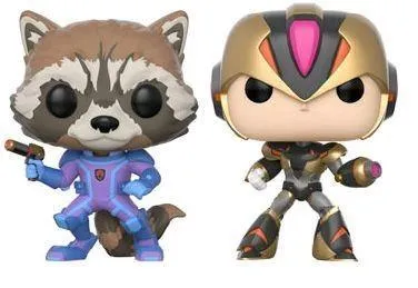 Marvel vs Capcom: Infinite - Rocket vs Mega Man X US Exclusive Pop! Vinyl 2-pack - Image 2