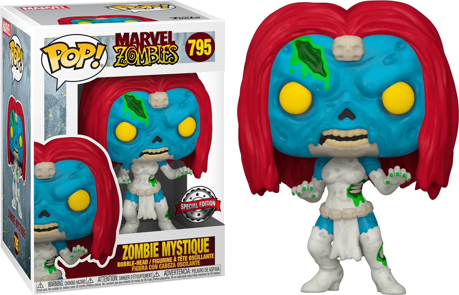 Marvel Zombies - Mystique US Exclusive Pop! Vinyl [RS] - Image 2
