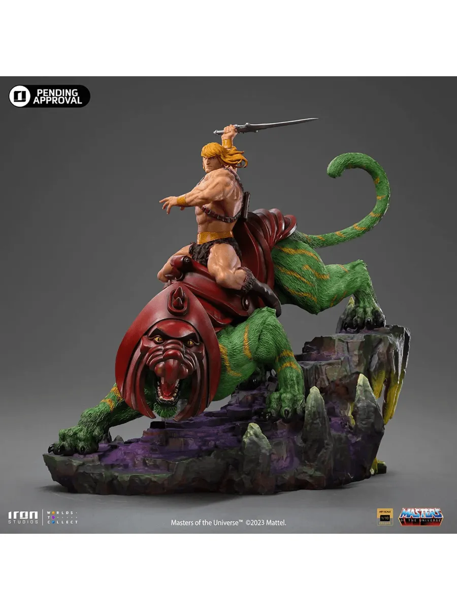 Masters of the Universe - He-Man & Battle-Cat 1:10 Scale Statue - Image 5