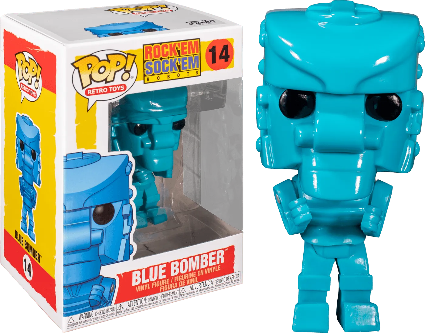 Mattel - Rock Em Sock Em Robot Blue Pop! Vinyl