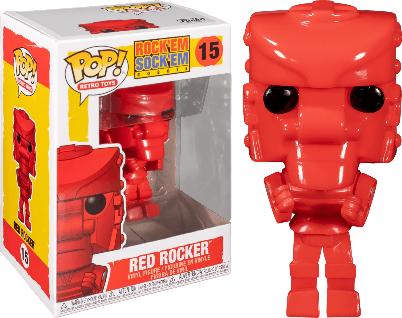 Mattel - Rock Em Sock Em Robot Red Pop! Vinyl
