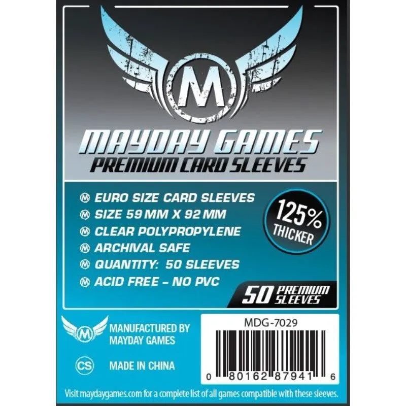 Mayday -  Premium Euro Card Sleeve (125% thicker) (Pack of 50) - 59 MM X 92 MM - Image 2