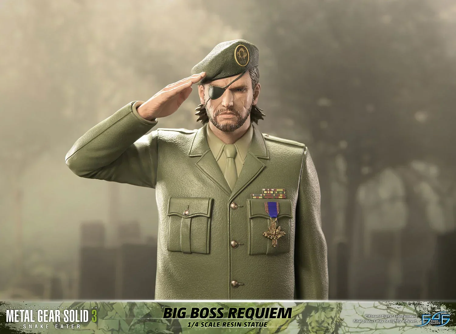 Metal Gear Solid 3: Snake Eater - Big Boss Requiem 1:4 Statue - Image 12