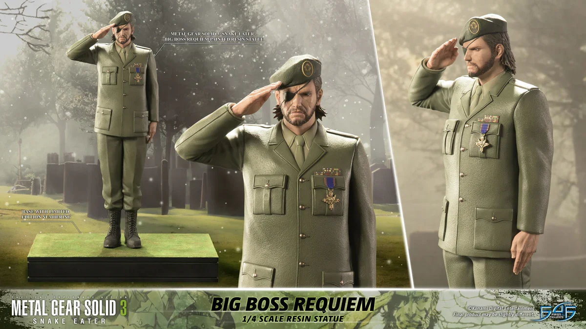 Metal Gear Solid 3: Snake Eater - Big Boss Requiem 1:4 Statue - Image 18