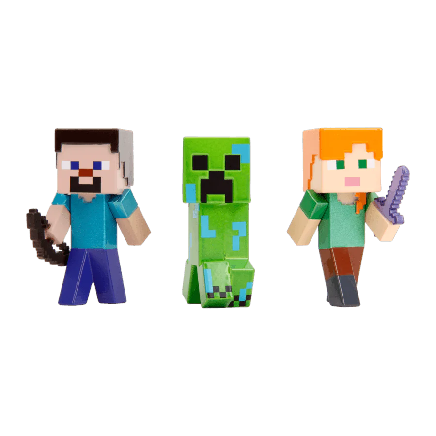 Minecraft - Legends 2.5" Metalfig 3-Pack - Image 2