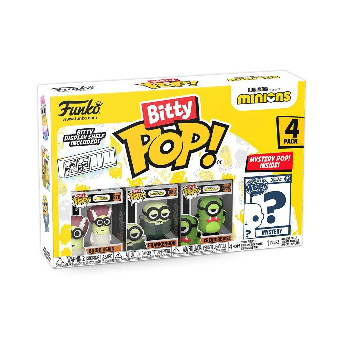 Minions - Frankenbob Bitty Pop! 4-Pack - Image 3