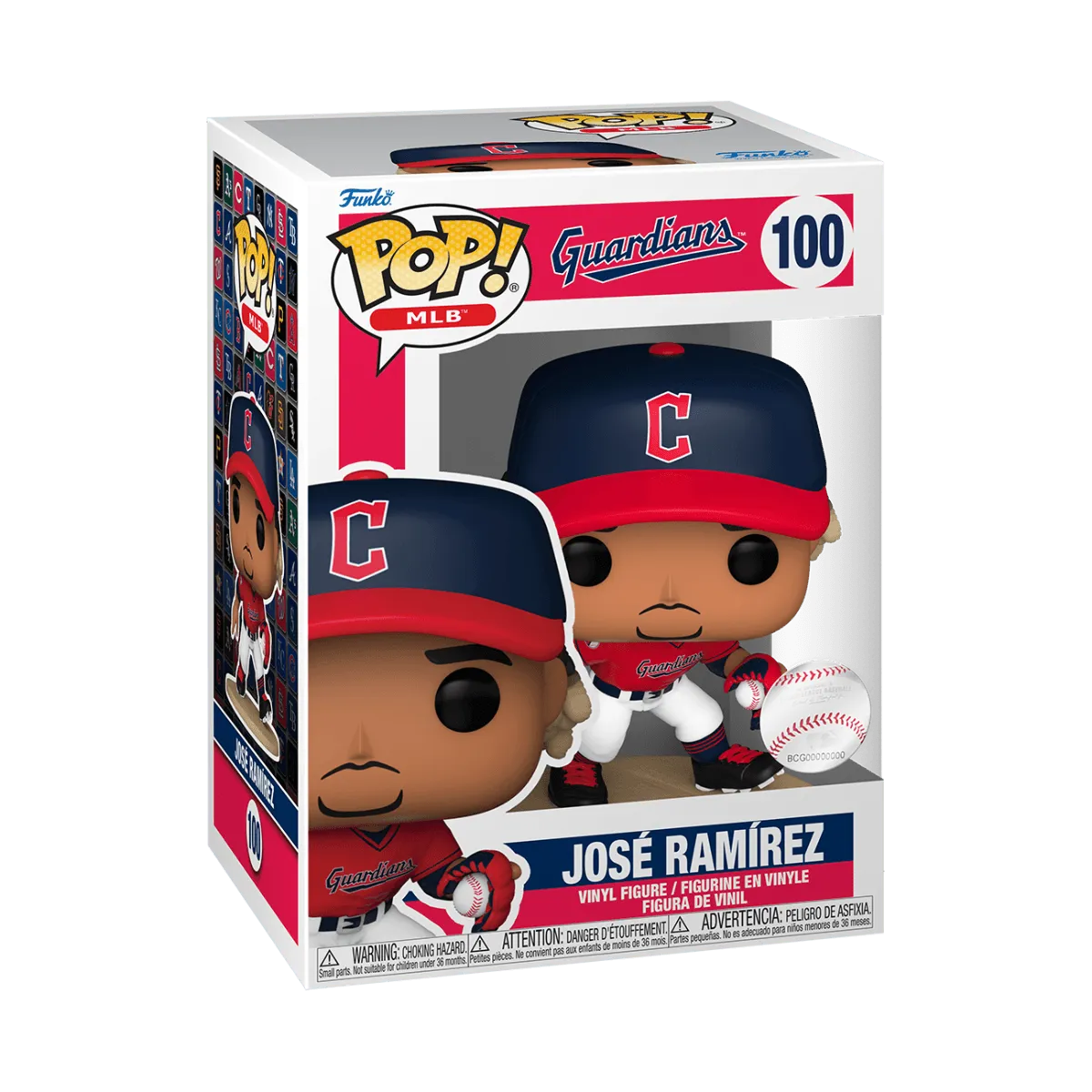 MLB: Guardians - Jose Ramirez Pop! Vinyl - Image 3