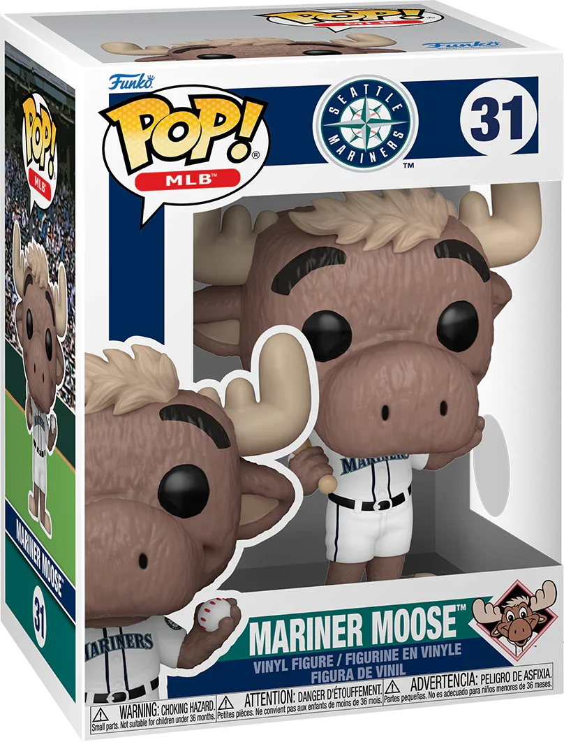 MLB: Mascots - Seattle Mariner Moose Pop! Vinyl - Image 3