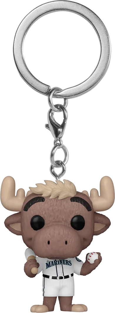 MLB: Mascots - Seattle Mariner Moose Pop! Vinyl Keychain - Image 2