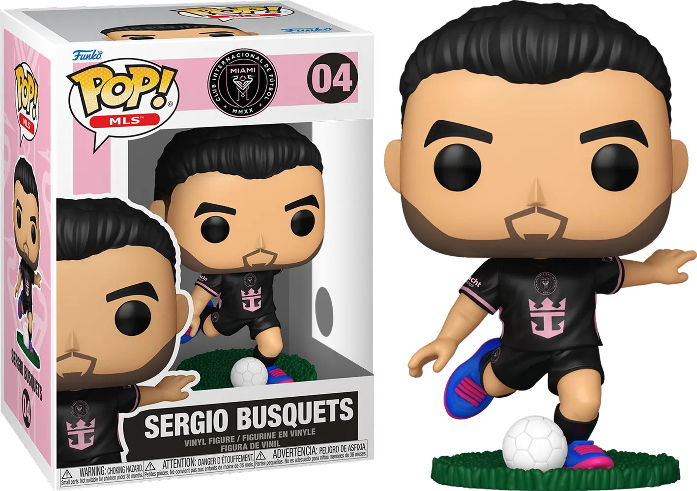 MLS: Inter Miami - Sergio Busquets (Away) Pop! Vinyl
