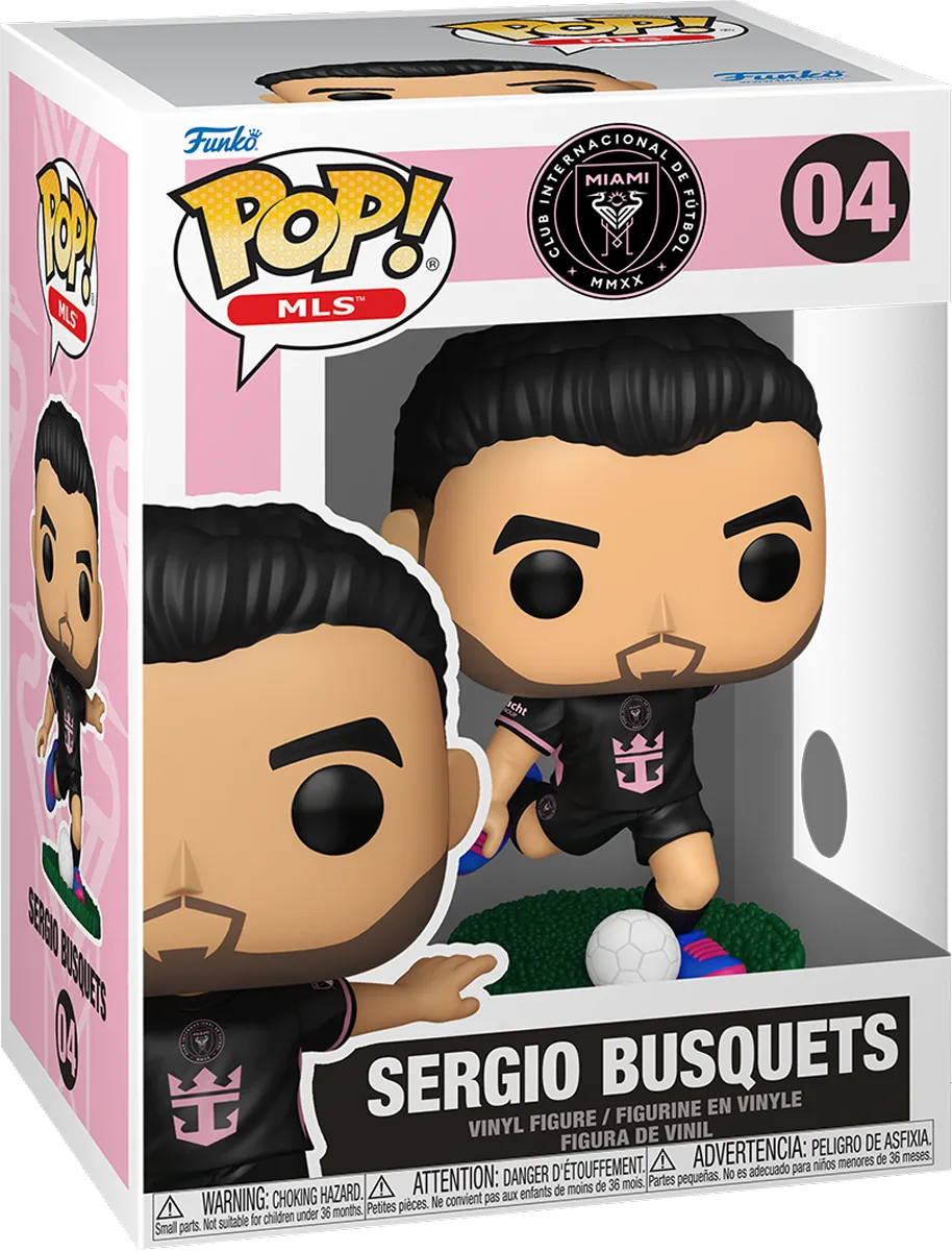 MLS: Inter Miami - Sergio Busquets (Away) Pop! Vinyl - Image 3