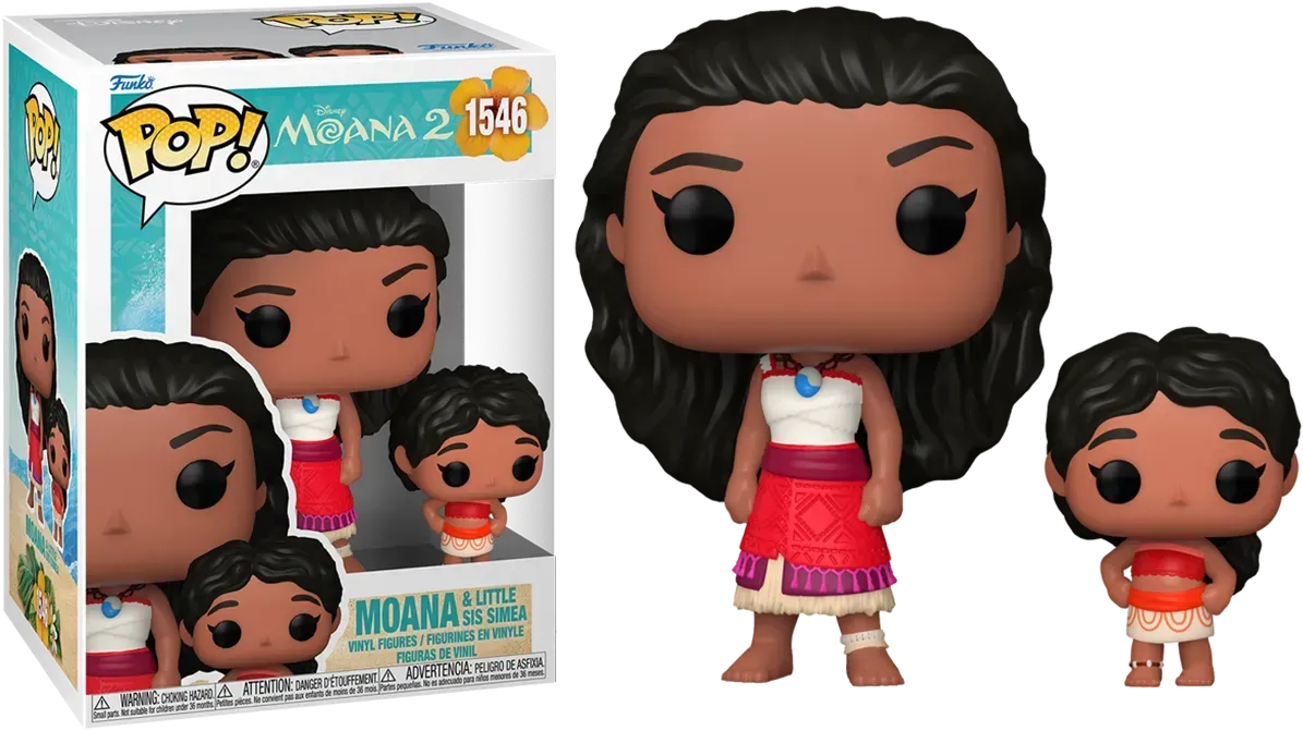 Moana 2 - Moana & Little Sis Simea Pop! Vinyl