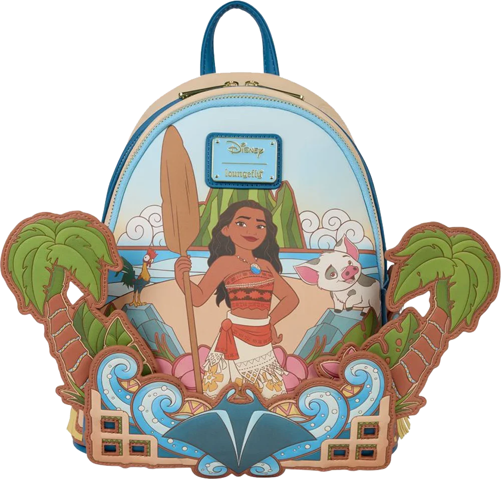 Moana - Moana with Palm Trees Mini Backpack - Image 2