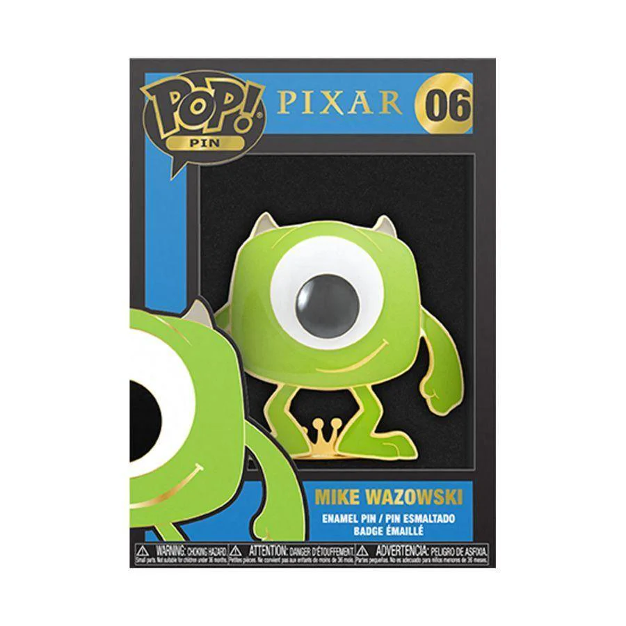 Monsters Inc - Mike Wazowski 4" Pop! Enamel Pin - Image 3