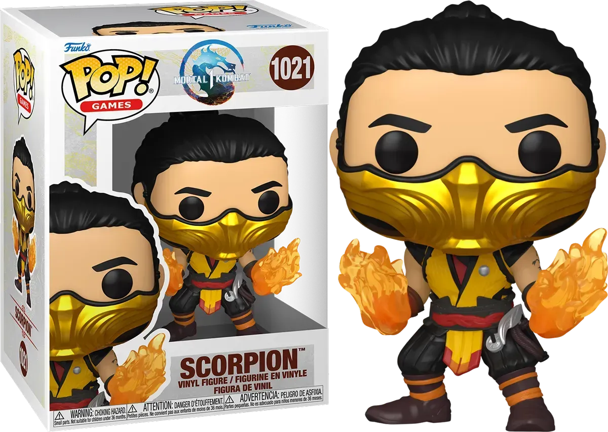 Mortal Kombat 1 - Scorpion (Fire Hands) Pop! Vinyl