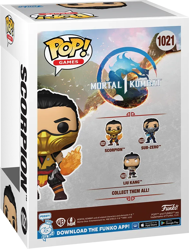 Mortal Kombat 1 - Scorpion (Fire Hands) Pop! Vinyl - Image 4