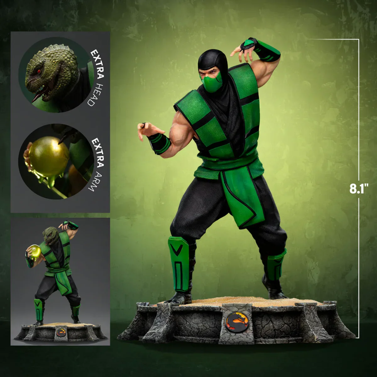 Mortal Kombat - Reptile 1:10 Scale Statue - Image 3