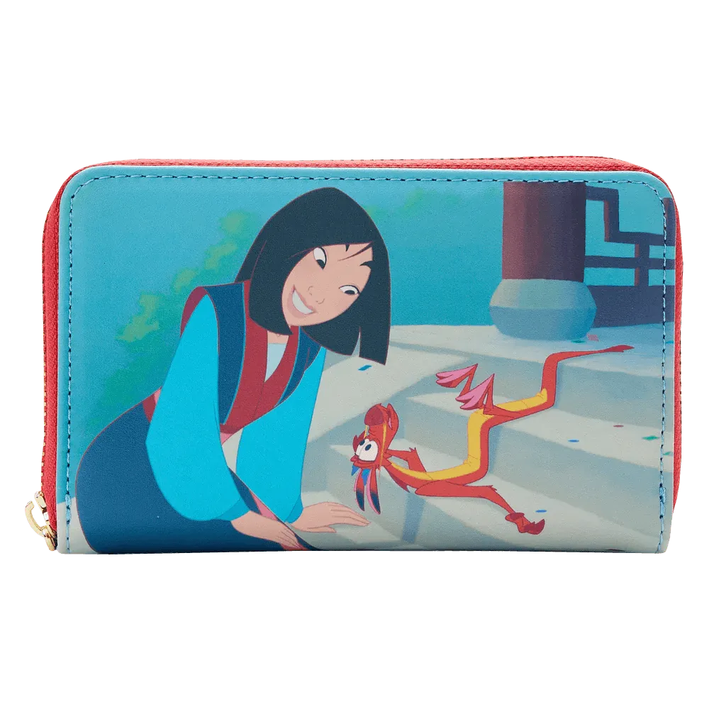 Mulan (1998) - Princess Scene Zip Around Purse