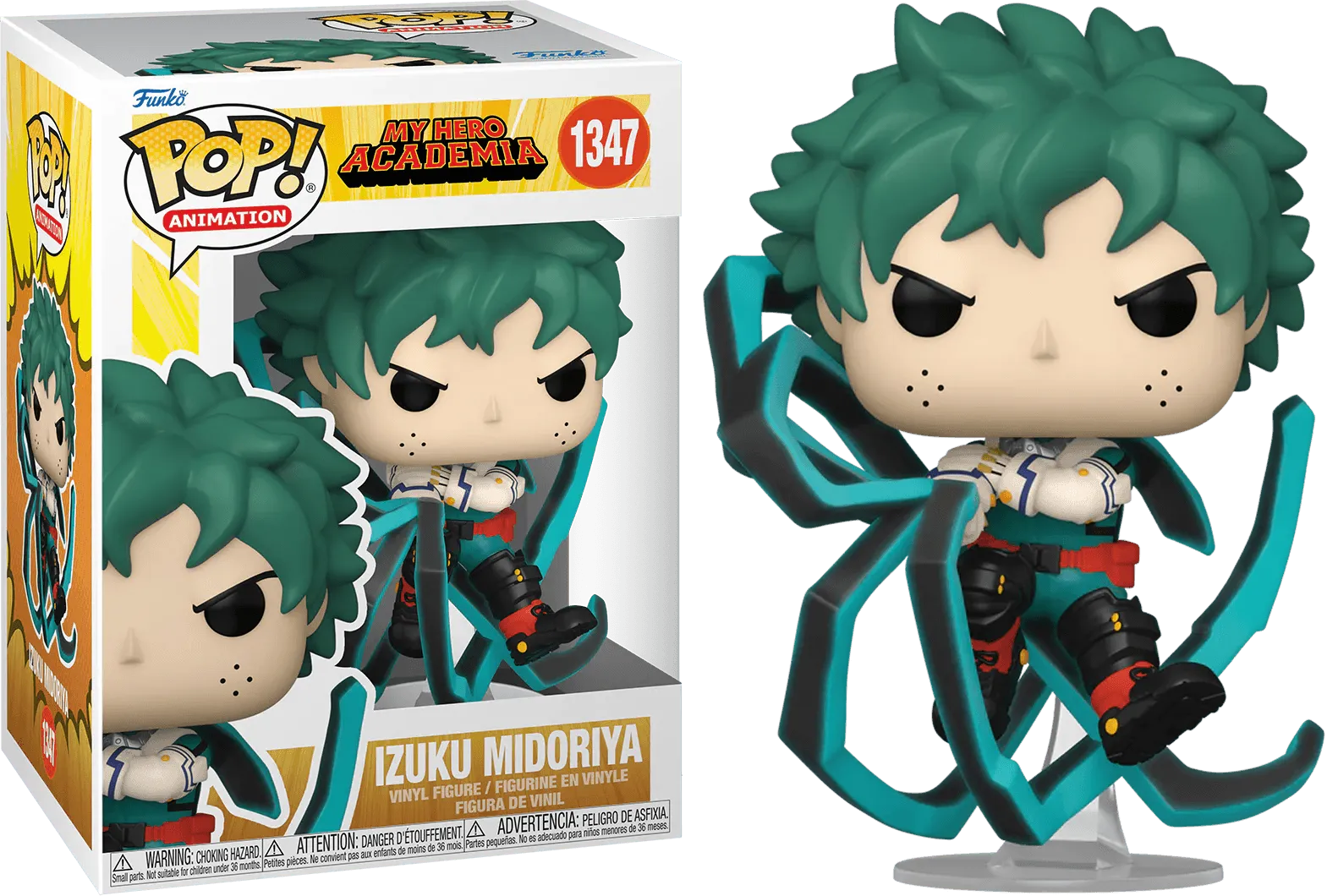 My Hero Academia - Deku with Blackwhip Pop! Vinyl