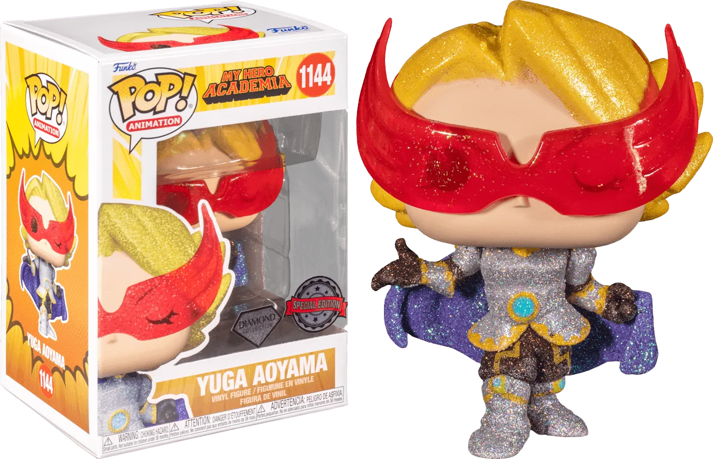 My Hero Academia - Yuga Aoyama Diamond Glitter US Exclusive Pop! Vinyl [RS]