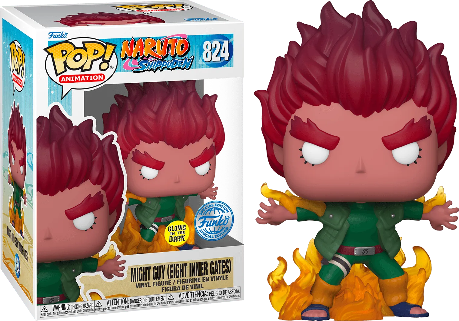 Naruto - Might Guy (Eight Inner Gates) US Exclusive Pop! Vinyl [RS]