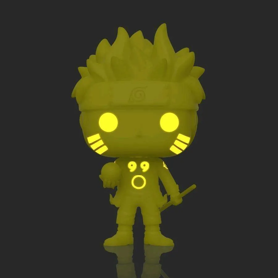 Naruto: Shippuden - Naruto Six Path Yellow Glow US Exclusive Pop! Vinyl [RS] - Image 3