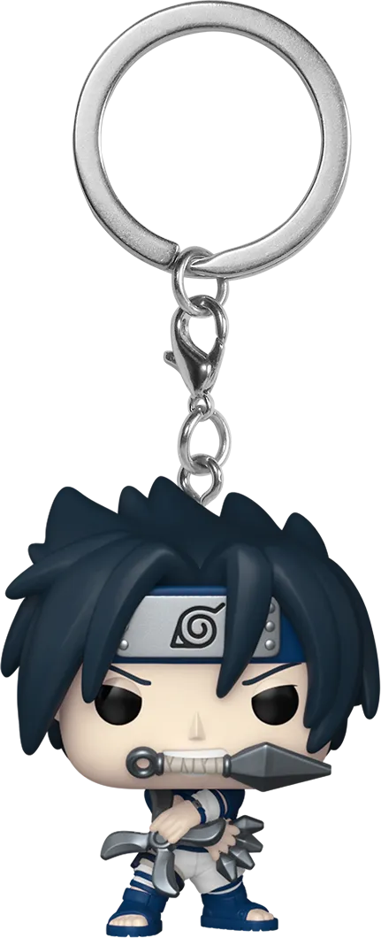 Naruto - Sasuke Uchiha New Classics Pop! Vinyl Keychain - Image 2