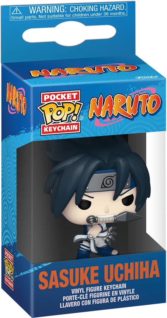 Naruto - Sasuke Uchiha New Classics Pop! Vinyl Keychain - Image 3