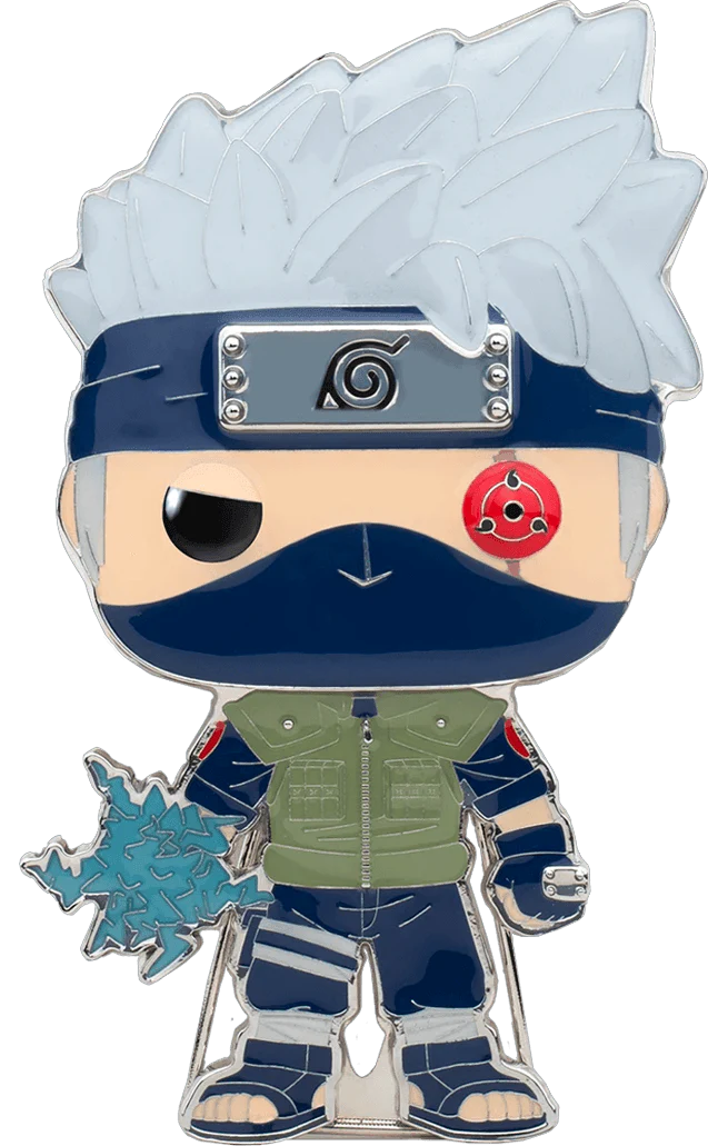Naruto: Shippuden - Kakashi Lightning Blds 4" Pop! Enamel Pin - Image 2