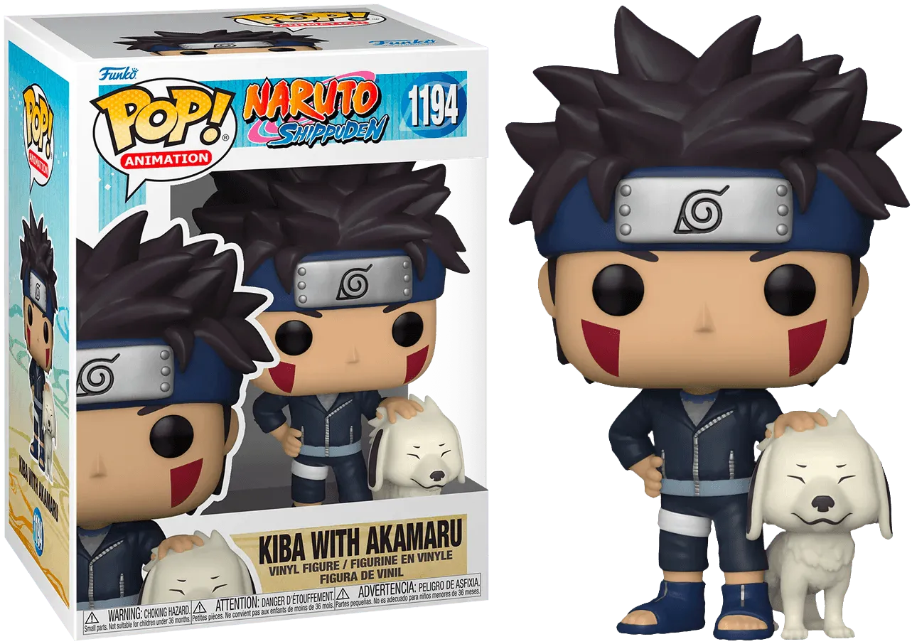 Naruto: Shippuden - Kiba with Akamaru Pop! Vinyl