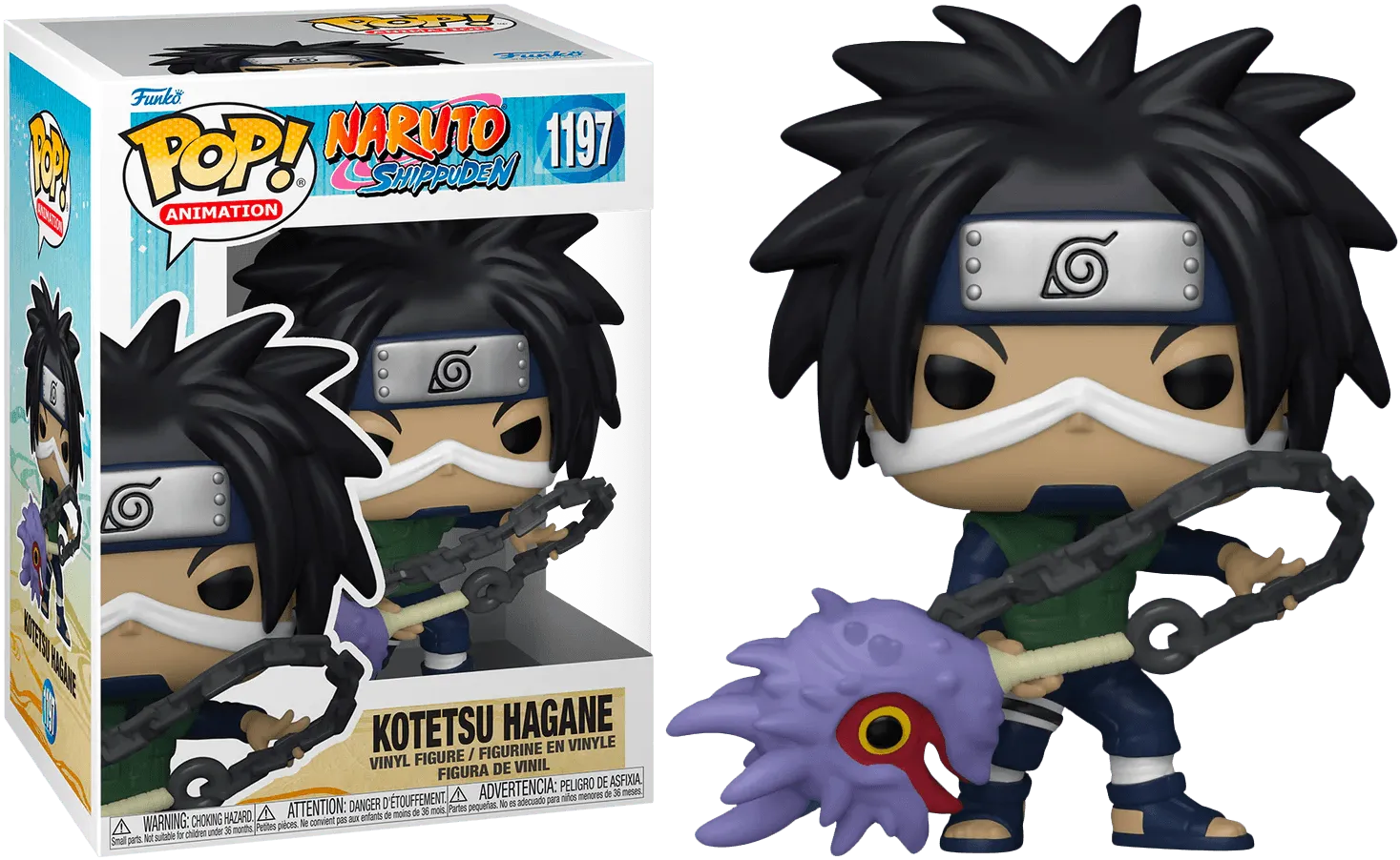 Naruto: Shippuden - Kotetsu Hagane with Weapon Pop! Vinyl
