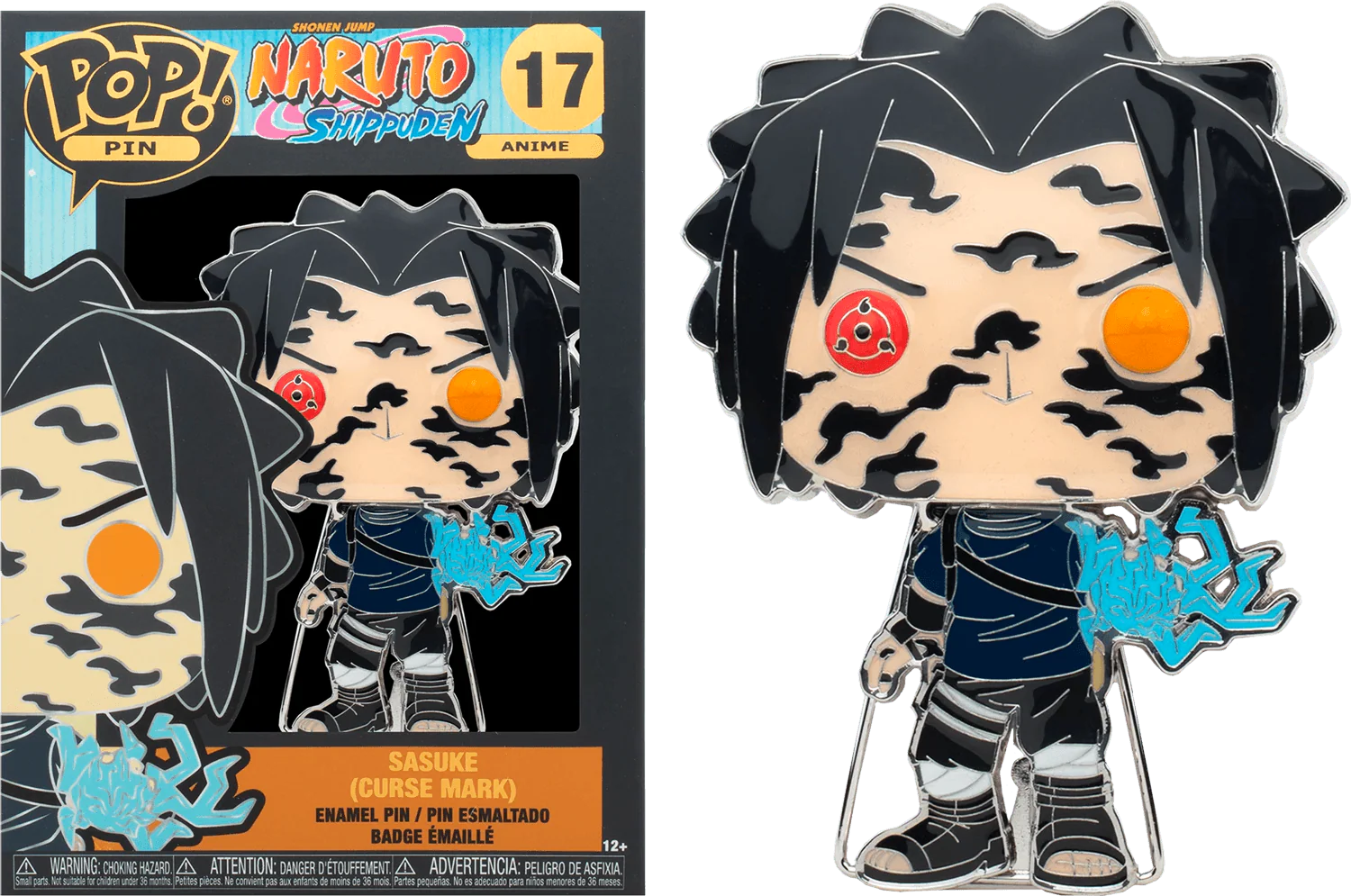 Naruto: Shippuden - Sasuke Curse Mark 4" Pop! Enamel Pin