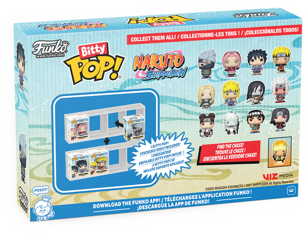 Naruto Team 7 Bitty Pop! 4-Pack - Image 4