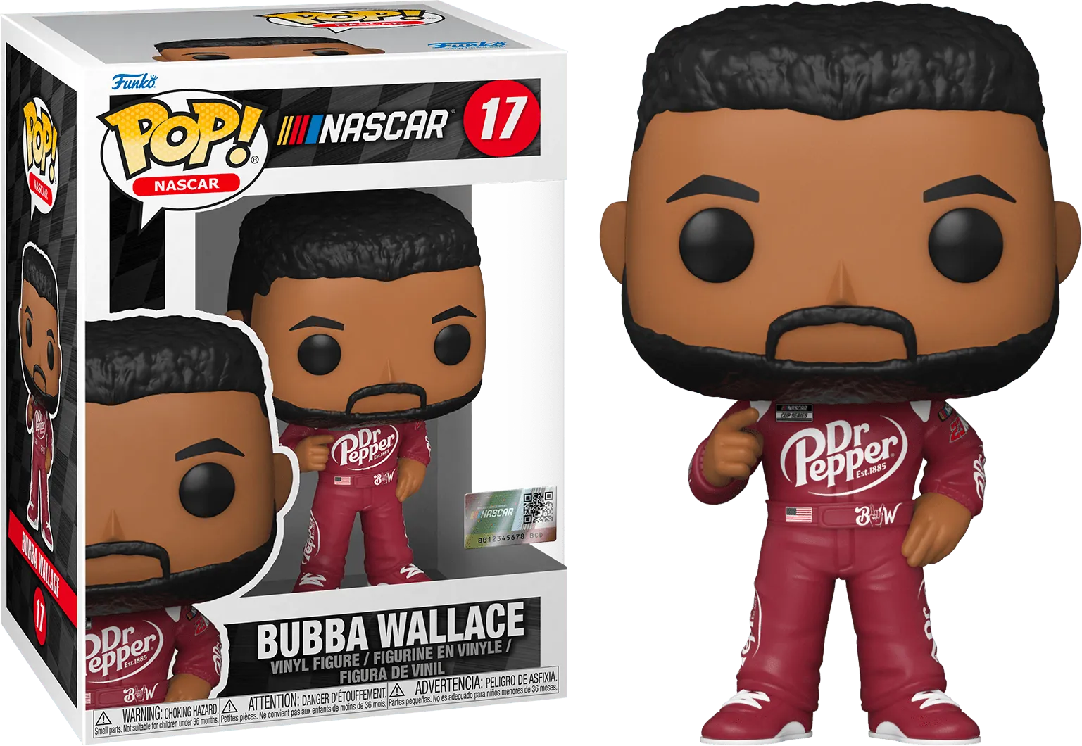 NASCAR - Bubba Wallace (Dr Pepper) Pop! Vinyl