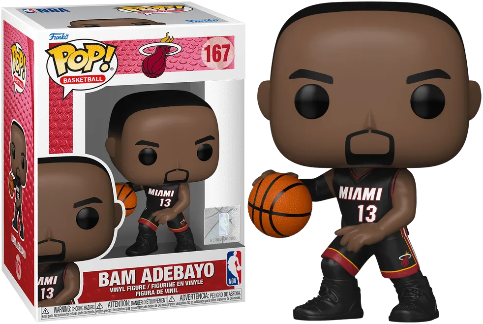 NBA Basketball - Bam Adebayo (Miami Heat) Pop! Vinyl