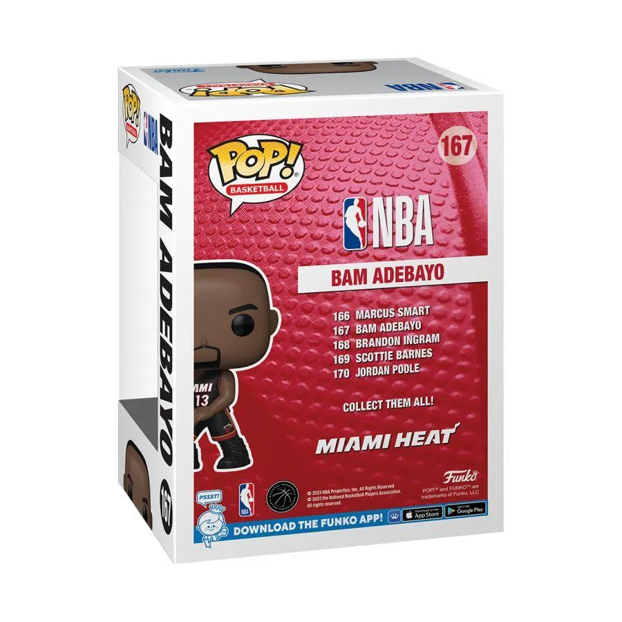 NBA Basketball - Bam Adebayo (Miami Heat) Pop! Vinyl - Image 4