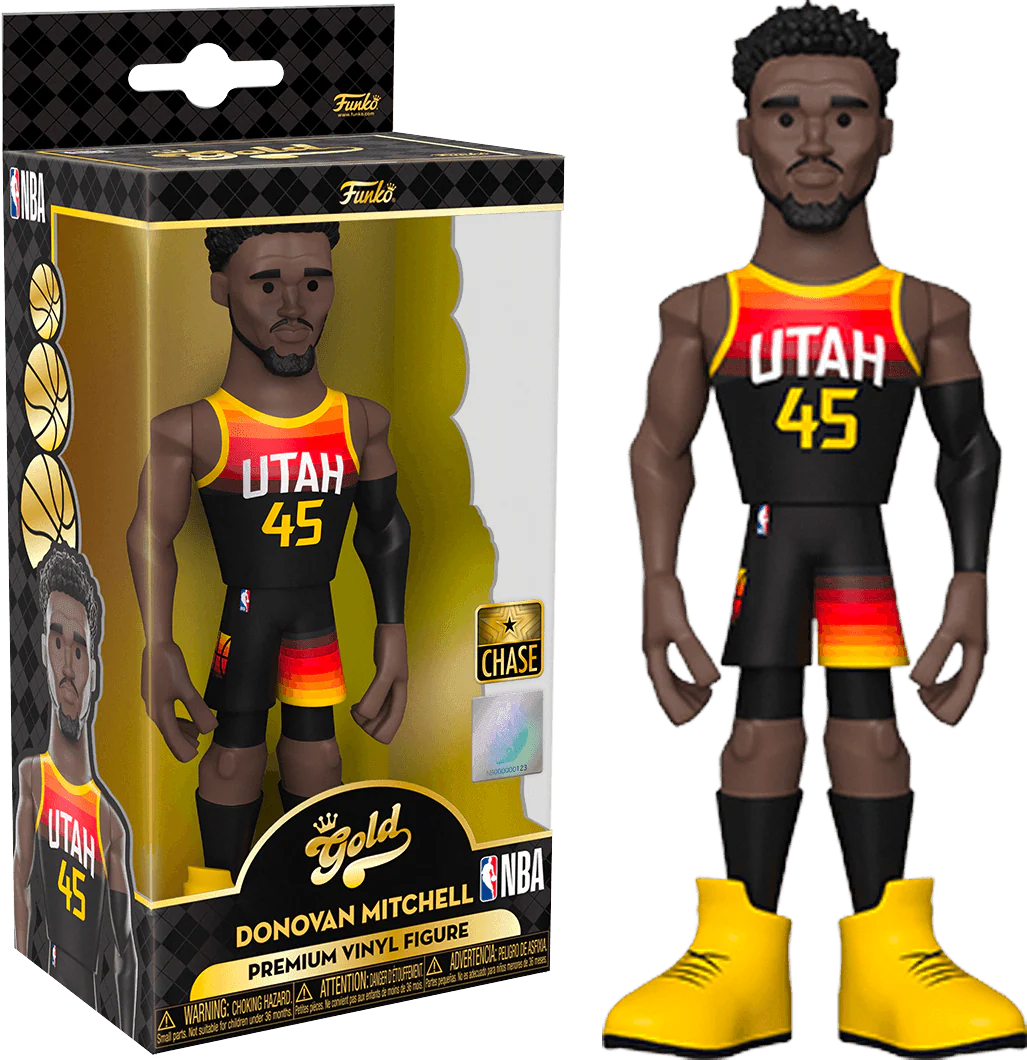 NBA: Jazz - Donovan Mitchell (CE'21) 5" Vinyl Gold (With Chase) - Image 2