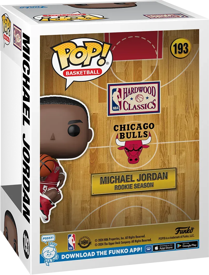 NBA Legends: Bulls - Michael Jordan (Rookie) Pop! Vinyl - Image 4