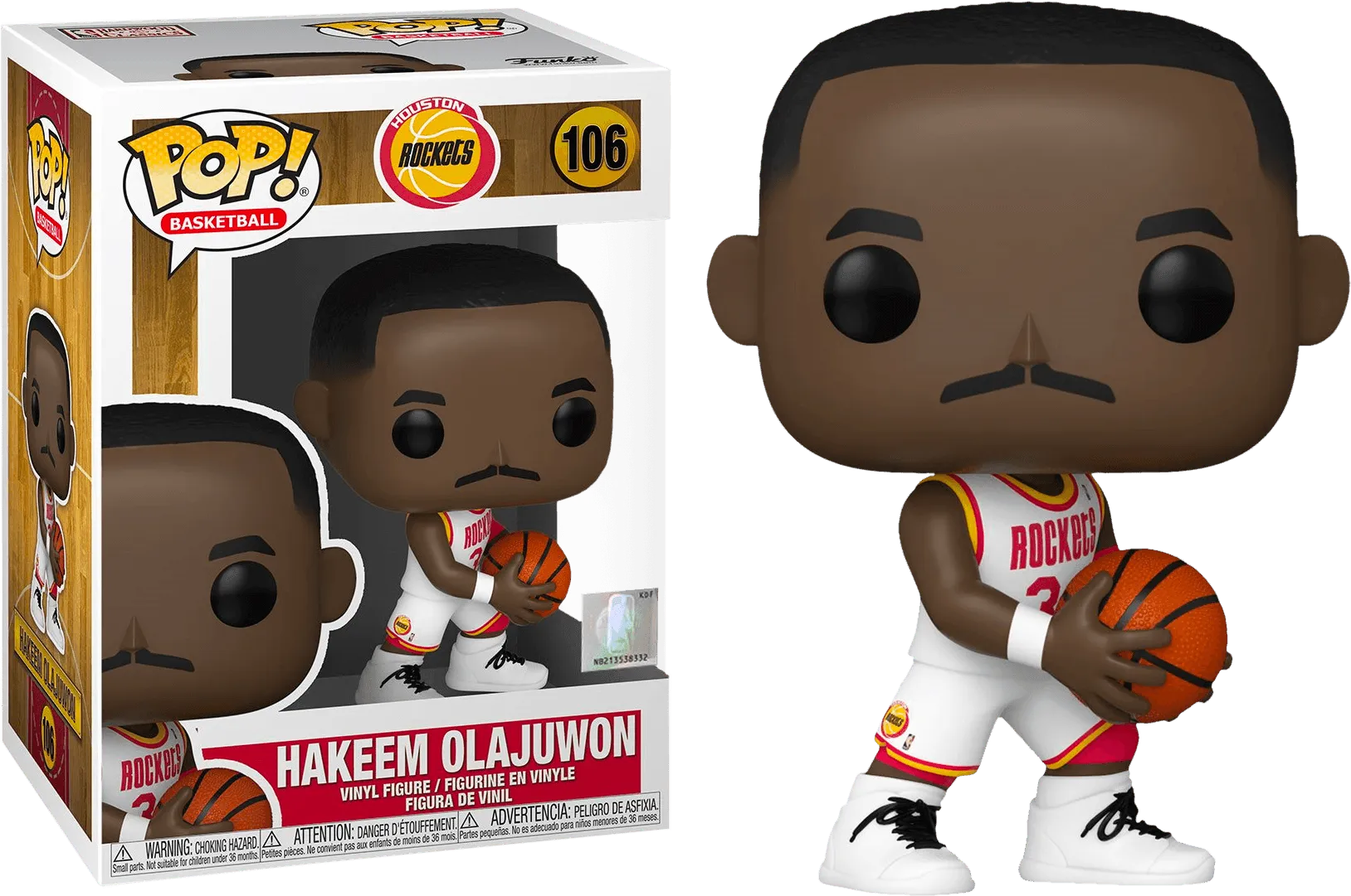NBA: Legends - Hakeem Olajuwon (Rockets Home) Pop! Vinyl