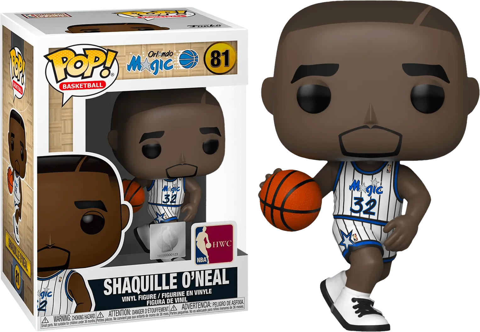 NBA Legends - Shaquille O'Neal (Magic Home) Pop! Vinyl