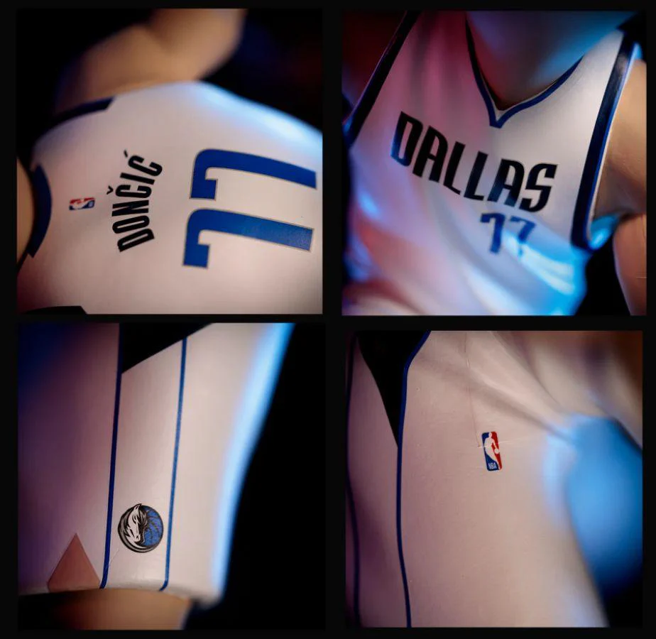 NBA - Luka Doncic (Mavericks - White Uniform) Limited Edition 12" Vinyl Figure - Image 4