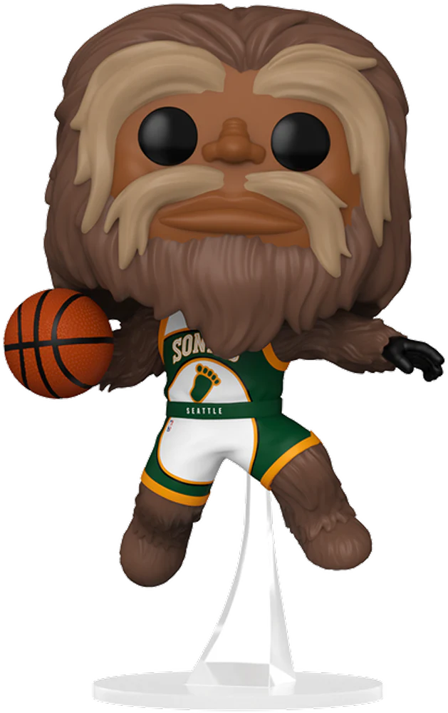 NBA: Mascots - Seattle Sasquatch Pop! Vinyl - Image 2