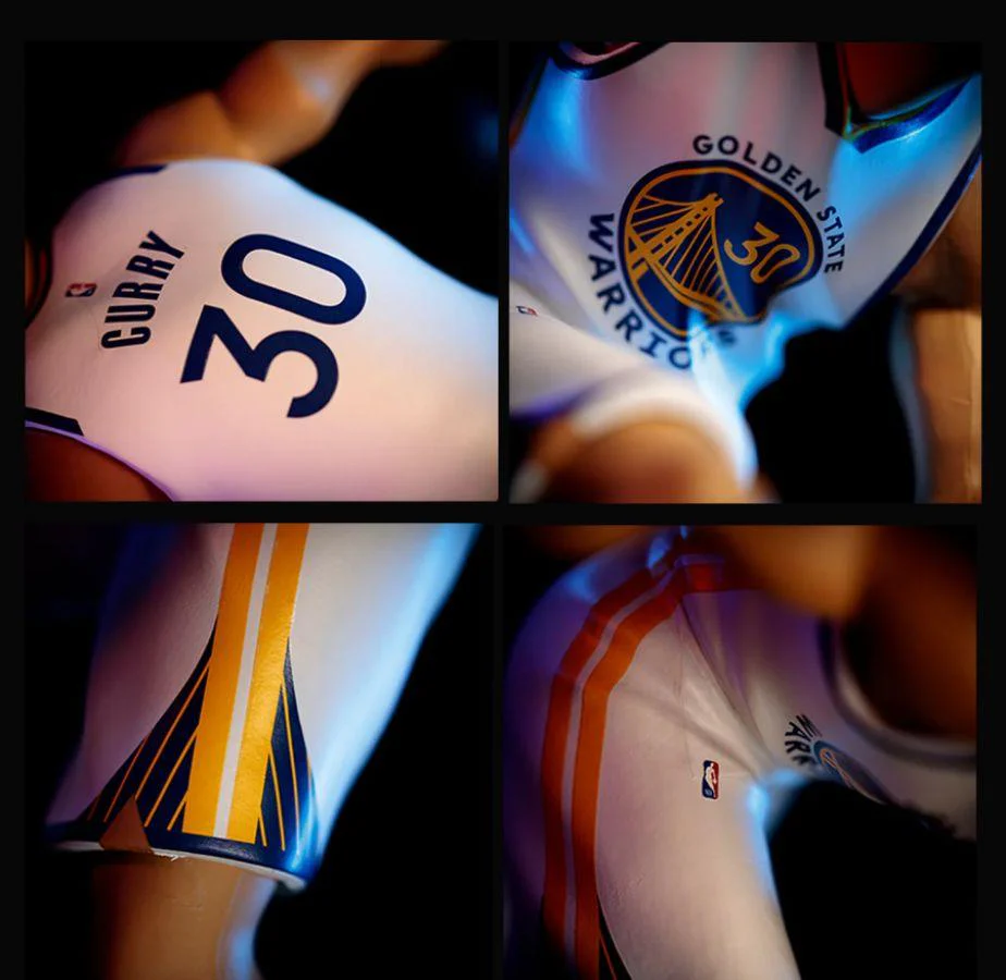 NBA - Steph Curry (Warriors - White Uniform) Limited Edition 12" Vinyl Figure - Image 4