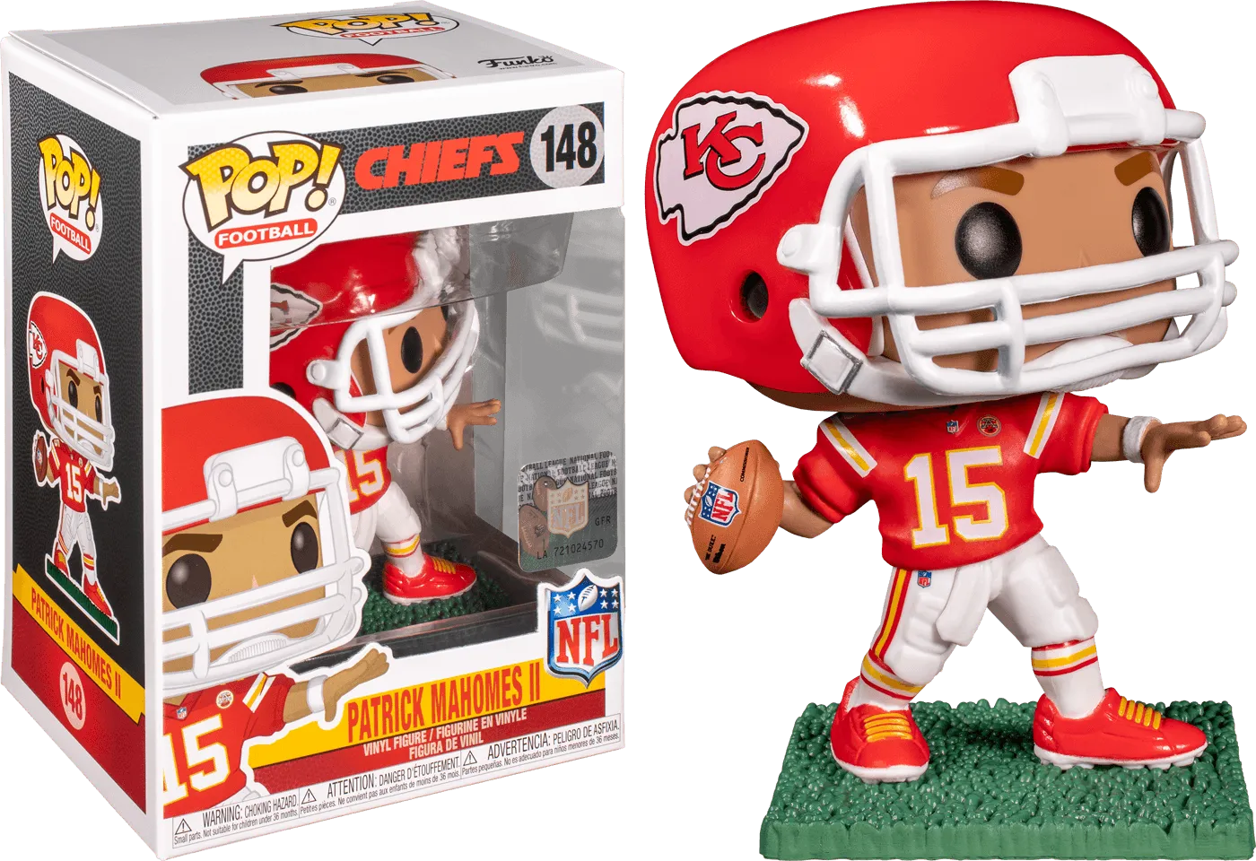 NFL: Chiefs - Patrick Mahomes Pop! Vinyl