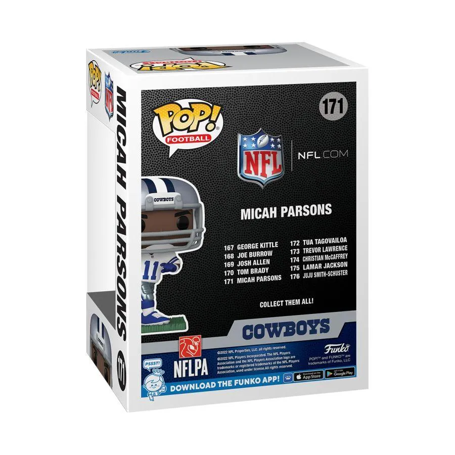 NFL: Cowboys - Micah Parsons (Away Uniform) Pop! Vinyl - Image 3