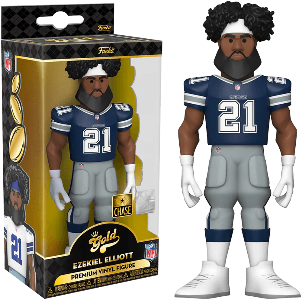 NFL: Cowboys - Ezekiel Elliott (with chase) 5" Vinyl Gold - Image 2