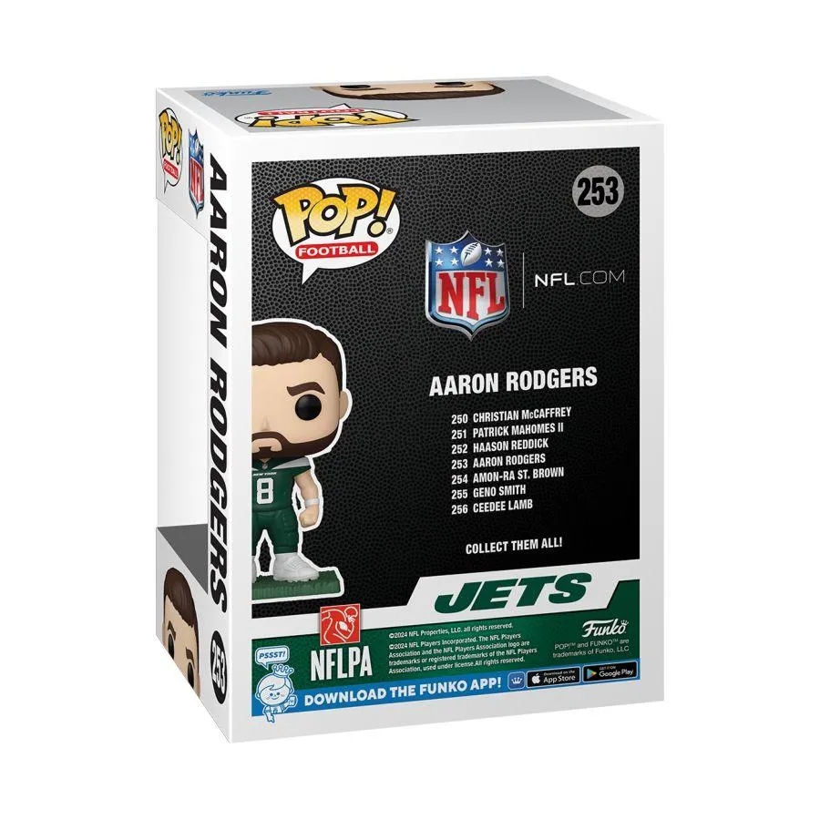 NFL: Jets - Aaron Rodgers Pop! Vinyl - Image 4