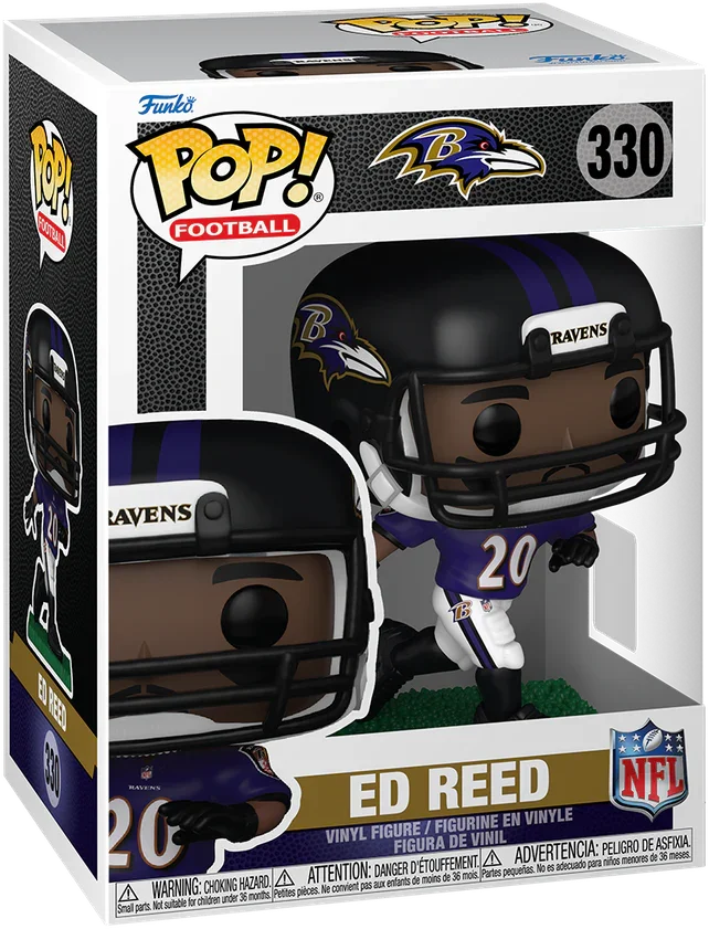 NFL: Legends - Ed Reed (Ravens) Pop! Vinyl - Image 3